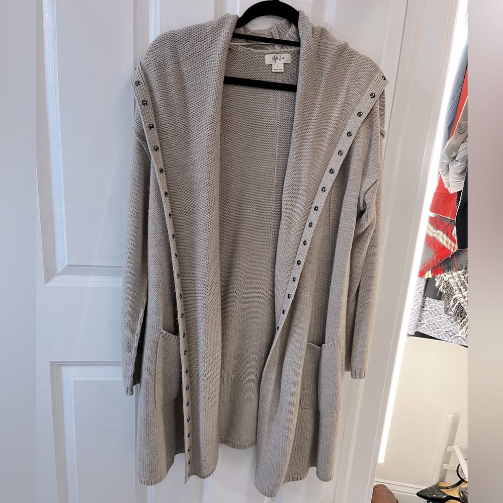Style & Co long sweater, size L